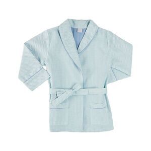 Pepa London Girls Rochester Striped Dressing Gown, Green